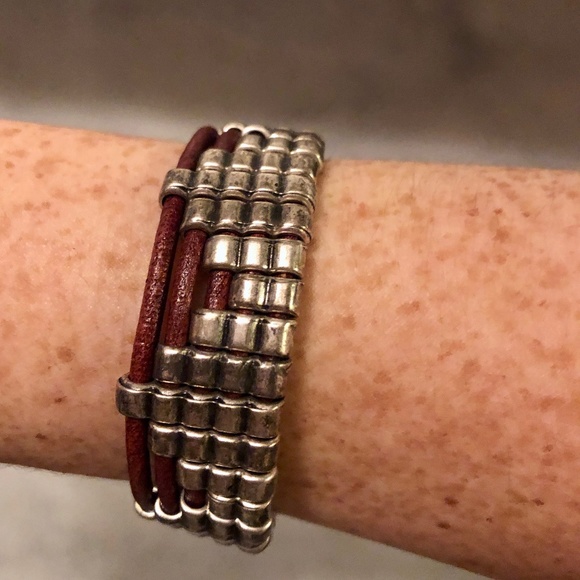 Handmade Geometric Bracelet from AZ - Picture 2 of 2